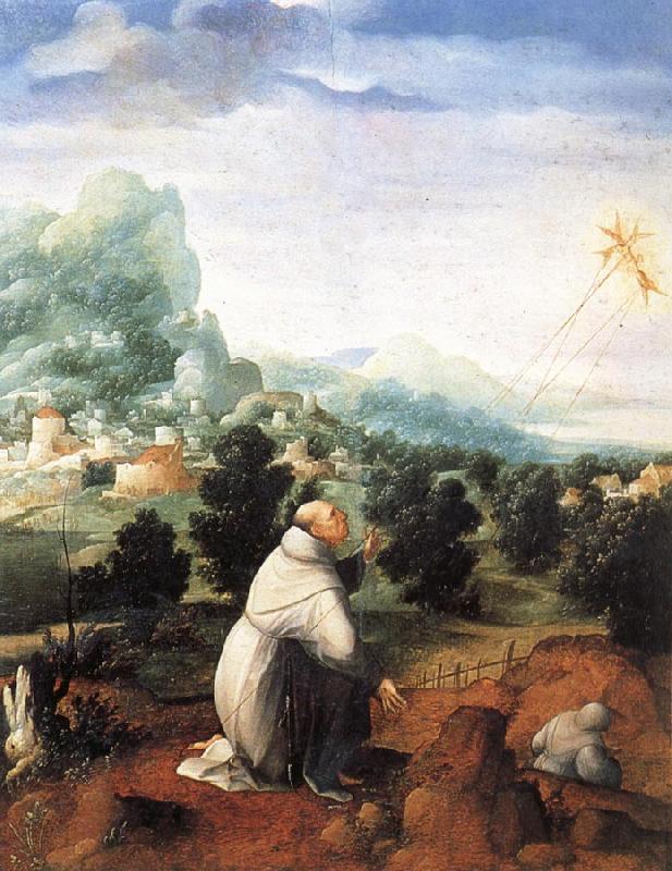 Jan van Scorel The Stigmata of St.Francis oil painting picture